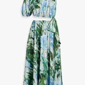 ML Monique Lhuiller One Shoulder Cutout Dress NWOT